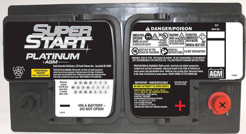 Super Start Platinum Battery Group Size 94R H7