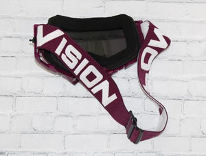 Flow Vision Rythem™ Motocross Goggle: Purple/White