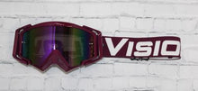 Flow Vision Rythem™ Motocross Goggle: Purple/White