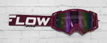 Flow Vision Rythem™ Motocross Goggle: Purple/White