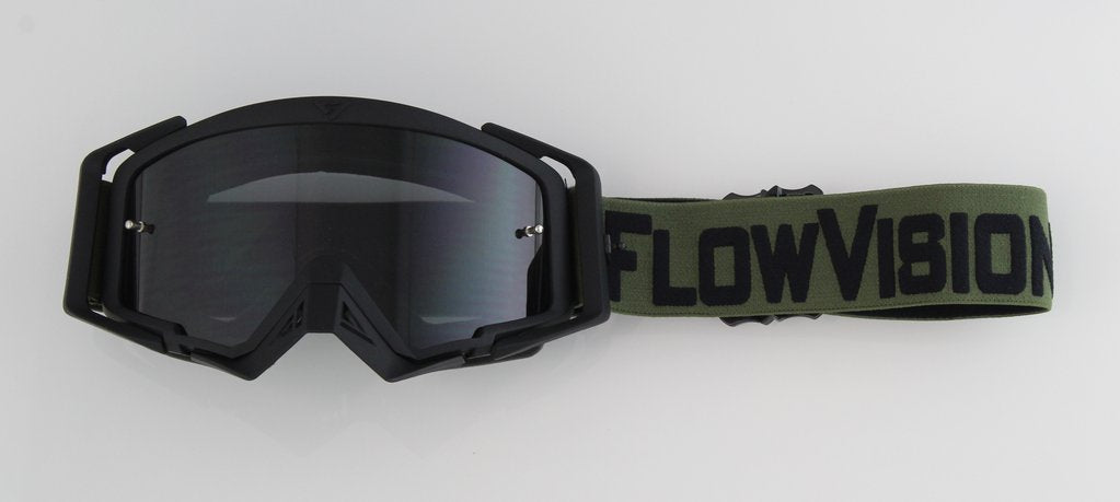 Flow Vision® Rythem™ Motocross Goggle: Army Green/Black