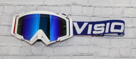 Flow Vision Rythem™ Motocross Goggle Red, White and Blue