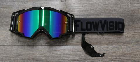Flow Vision® Rythem™ Motocross Goggle: Grey/Black