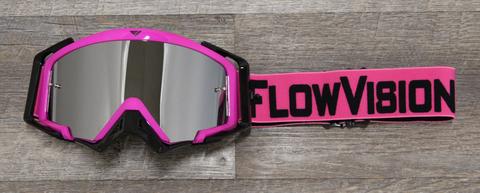 Flow Vision® Rythem™ Motocross Goggle: Pink/Black