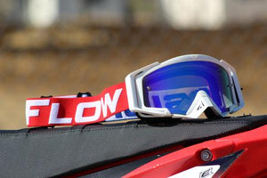 Flow Vision Rythem™ Motocross Goggle Red, White and Blue