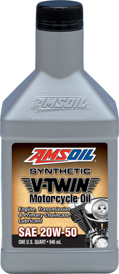 20W-50 Synthetic V-Twin Motorcycle Oil