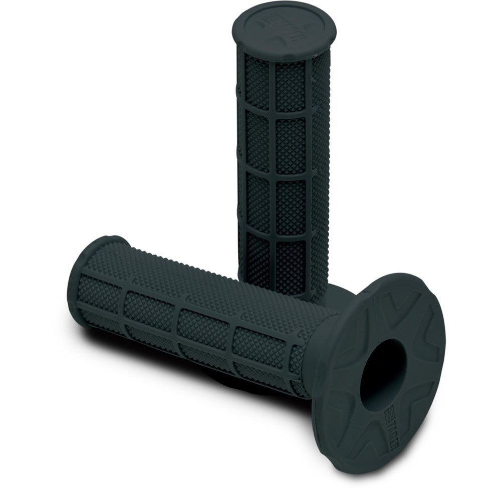 MX Single Density Grips - Half Waffle - Black